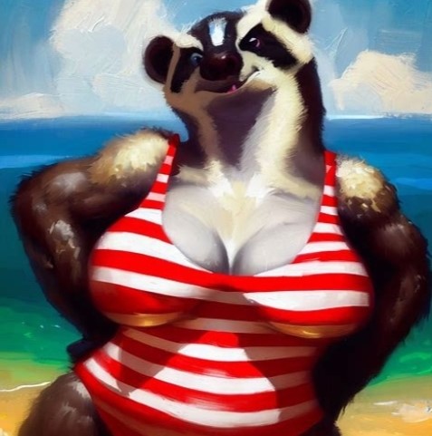 Thumbnail for Busty Badger